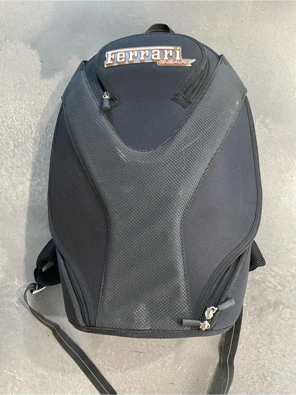Vintage Original Motorcycle Ferrari Gear Hardshell 18”x12” (Ago 026)